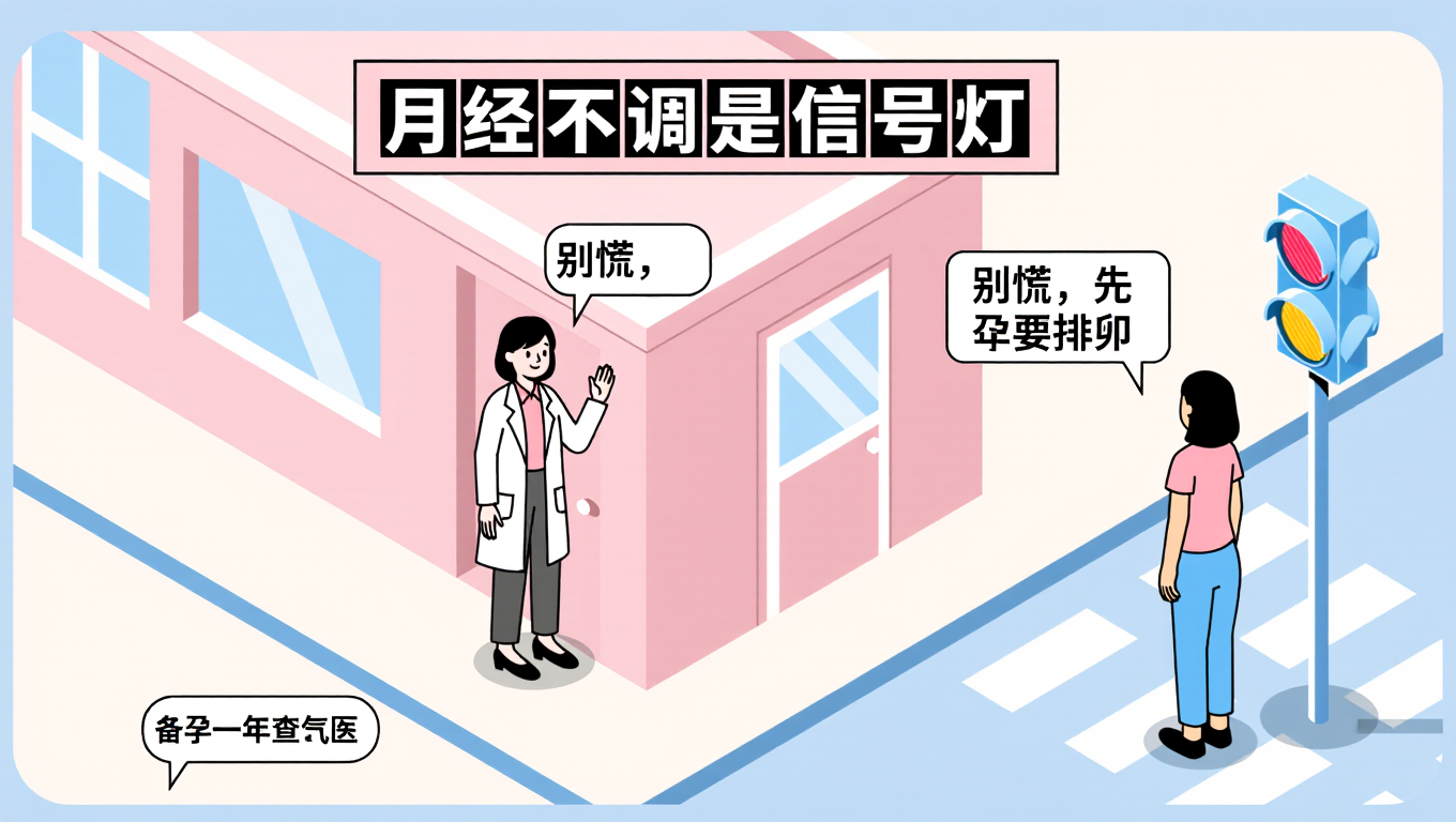 月经不调是信号灯