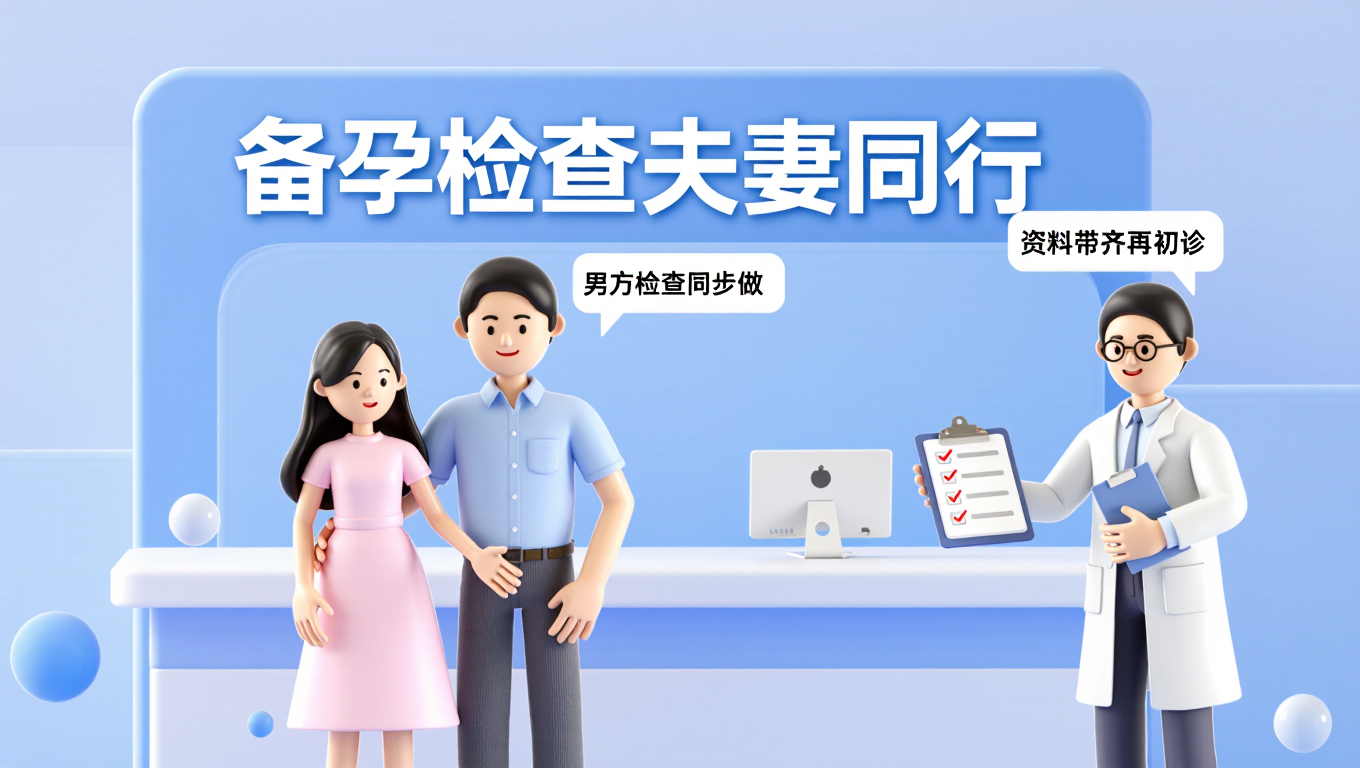 备孕检查夫妻同行