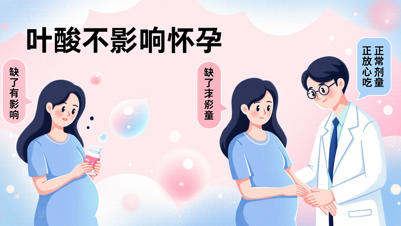 叶酸不影响怀孕