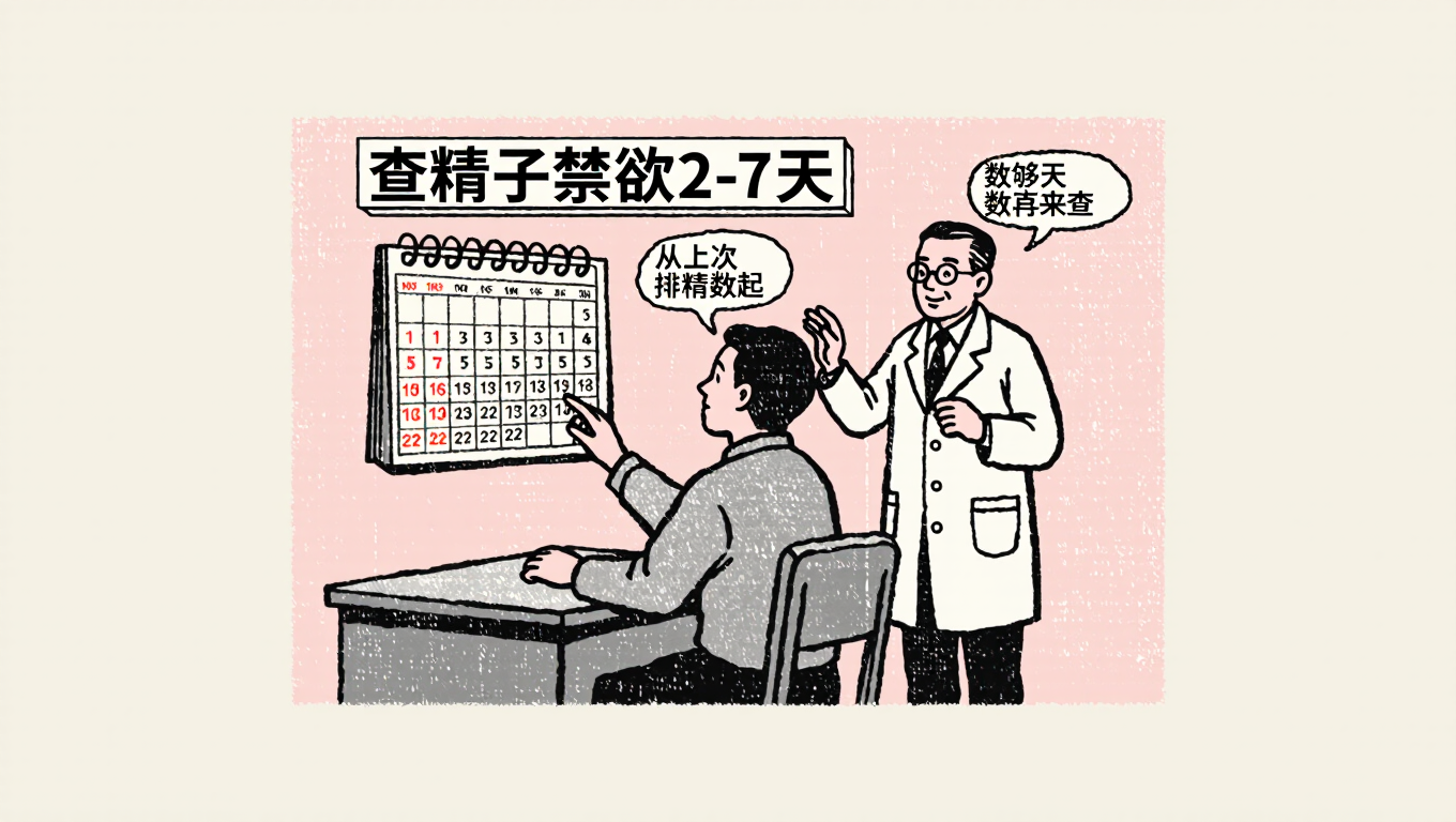 查精子禁欲2-7天