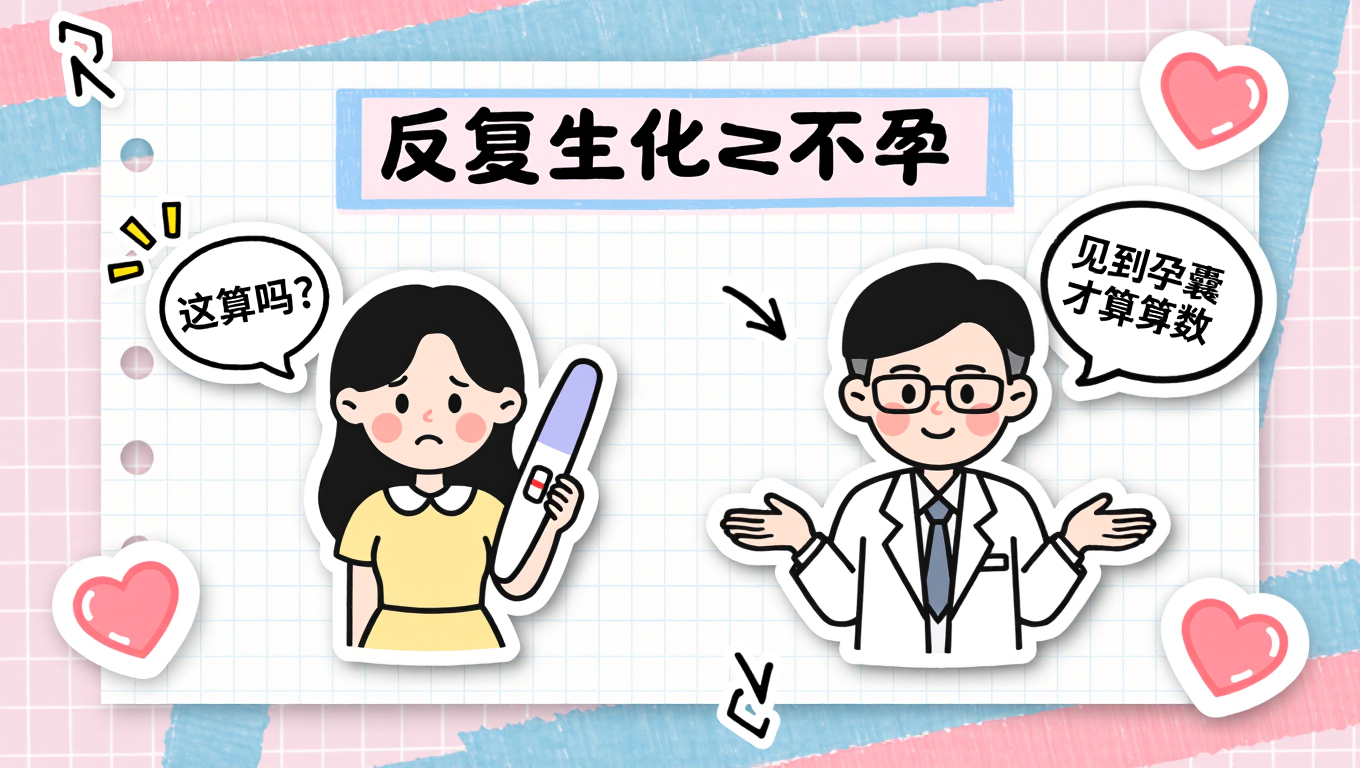 反复生化≠不孕