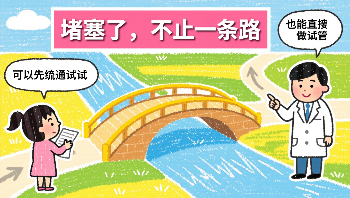 堵塞了，不止一条路