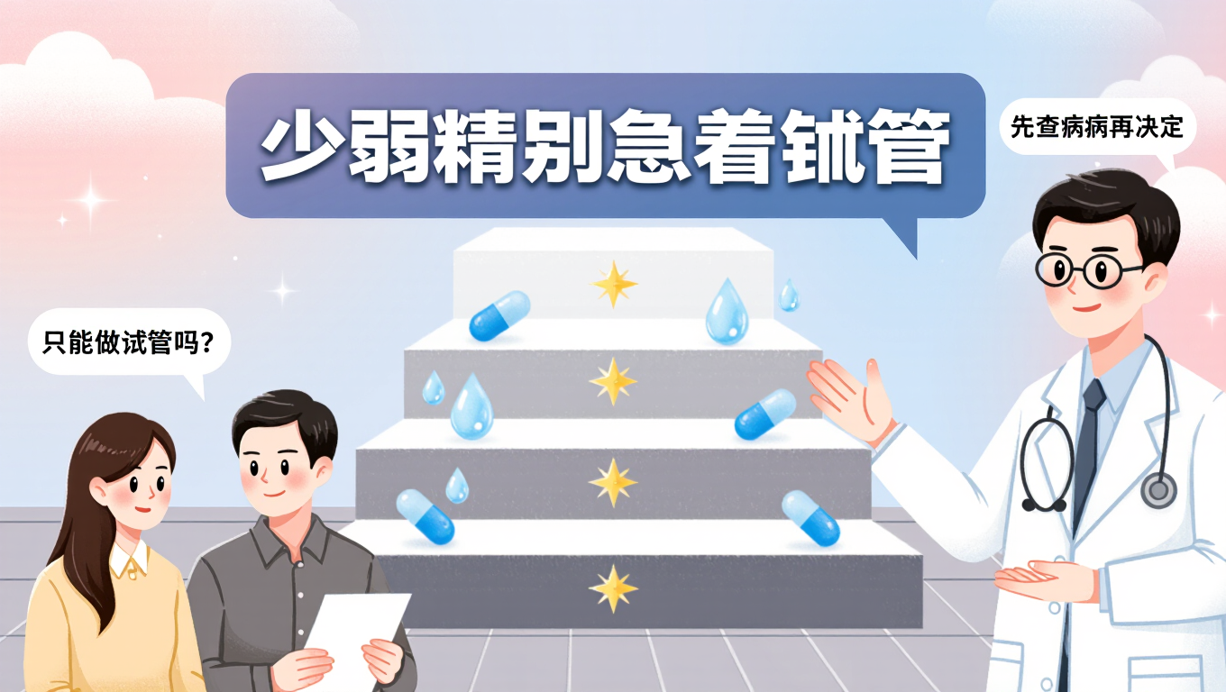 少弱精别急着试管
