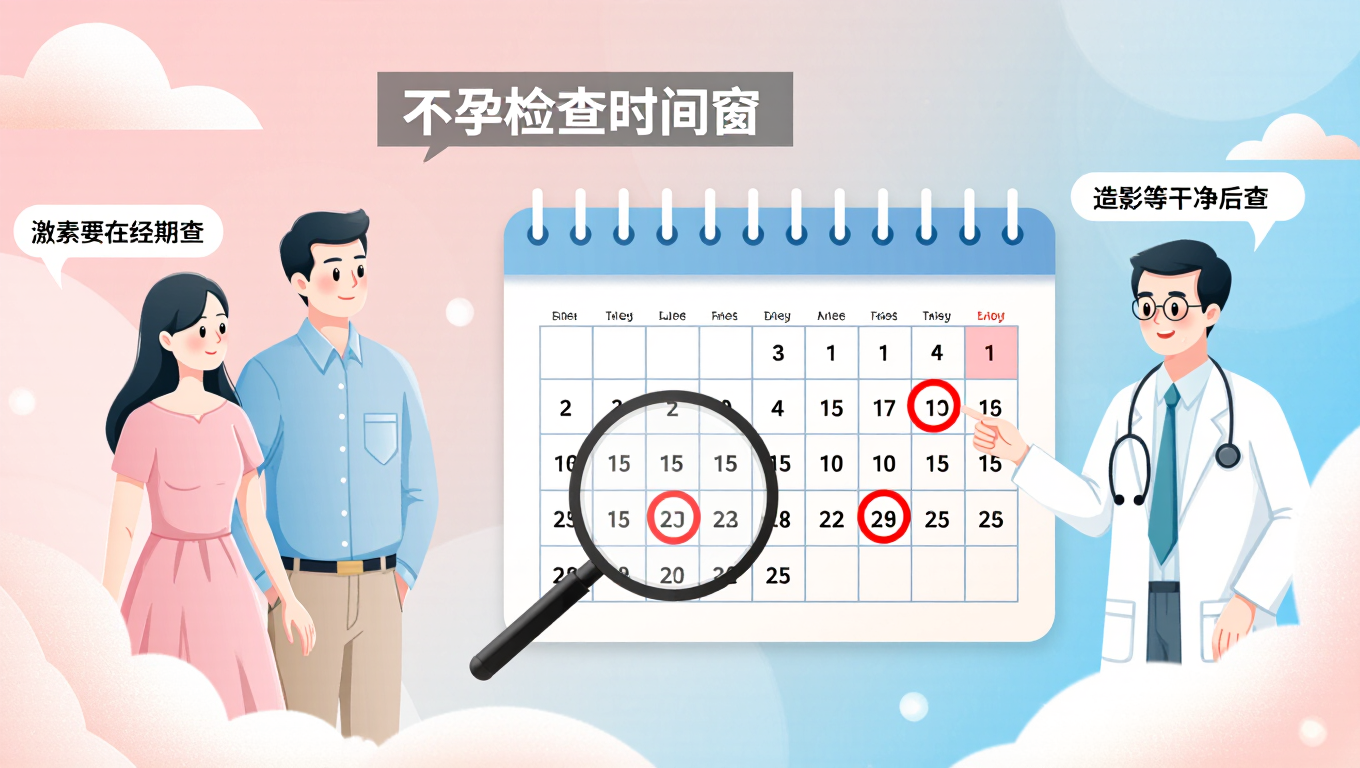 不孕检查时间窗