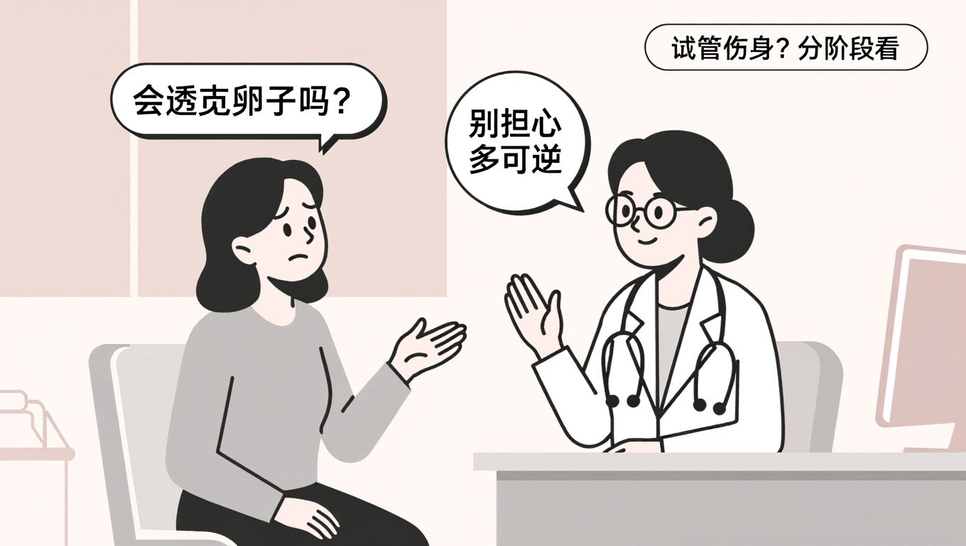 试管伤身？分阶段看